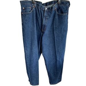 Levi's 560 Relaxed Fit Straight Leg Blue Jeans Men's Size 46 X 30 Denim